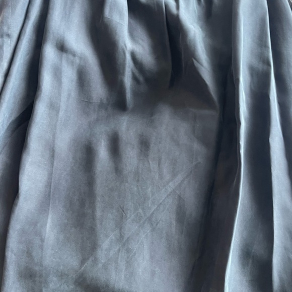 Michael Kors women’s navy silk sleeveless top with scoop braided neckline - Picture 6 of 9